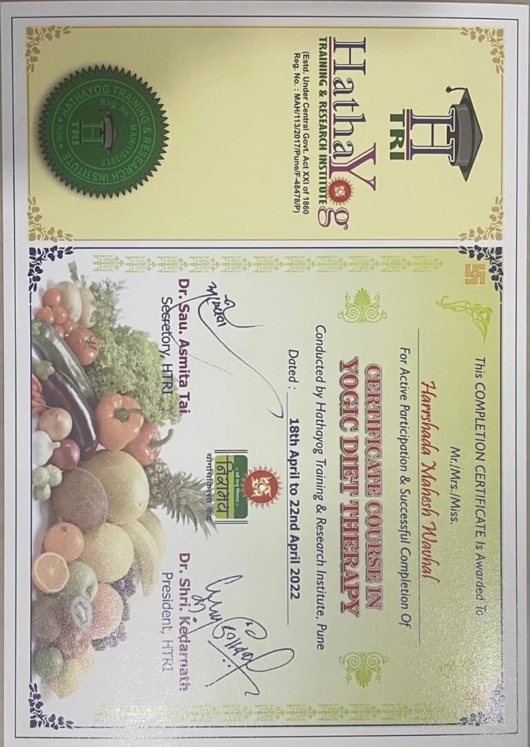 Ayurveda certification